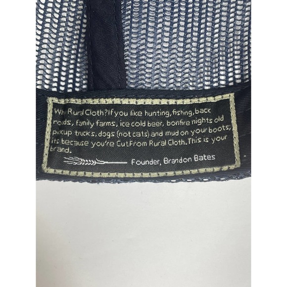 Rural Cloth Men's We Grow Whiskey Hat Adjustable - Picture 8 of 10